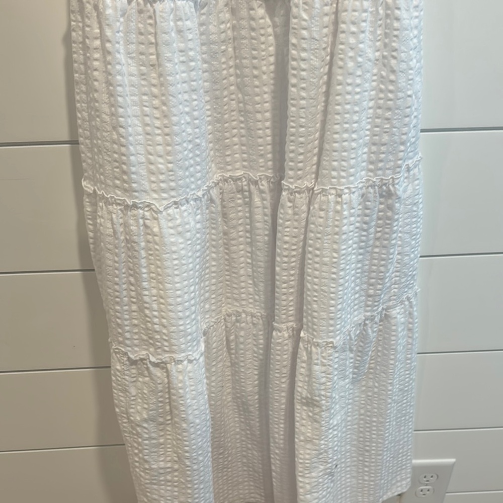 White Sleeveless Sun Dress - Picture 4 of 5